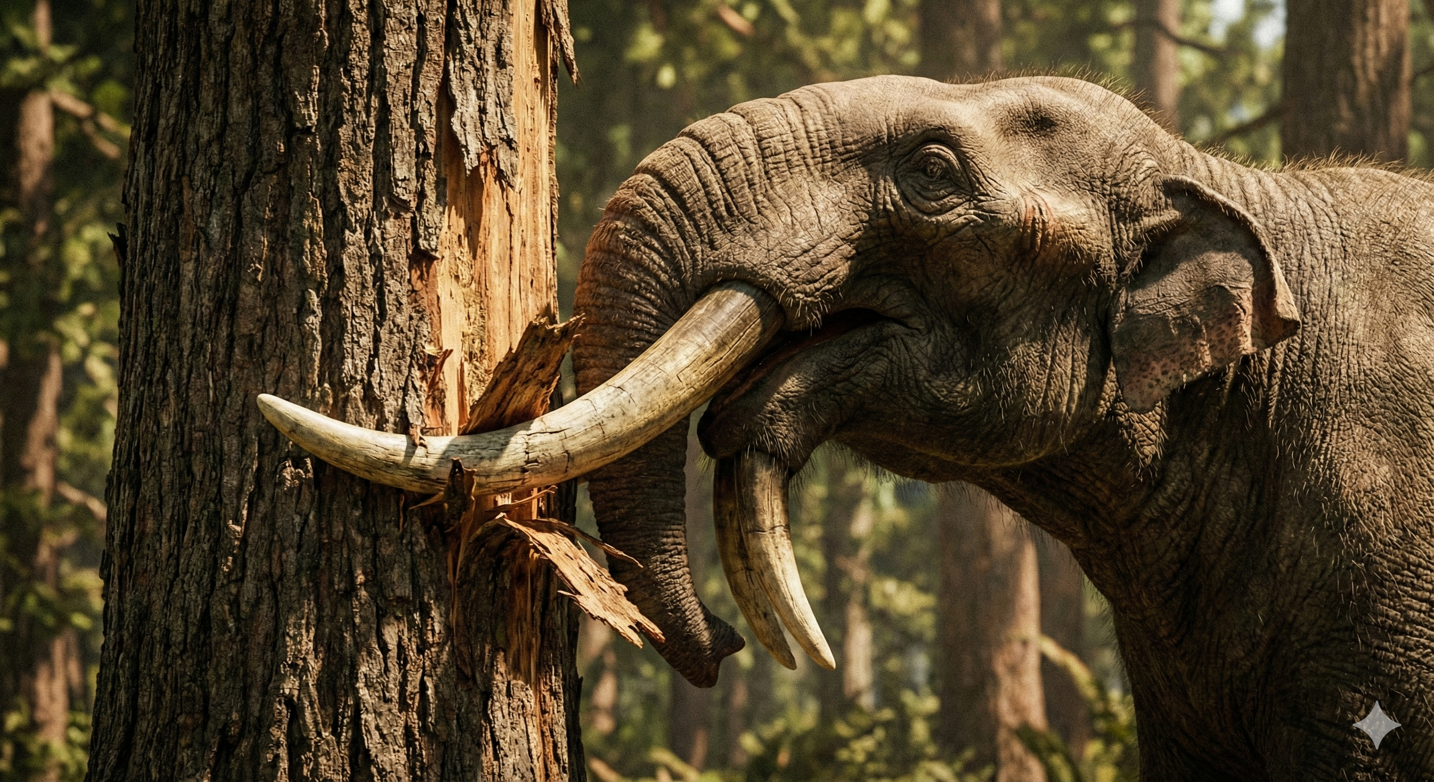 Environmental transition from forest to savanna