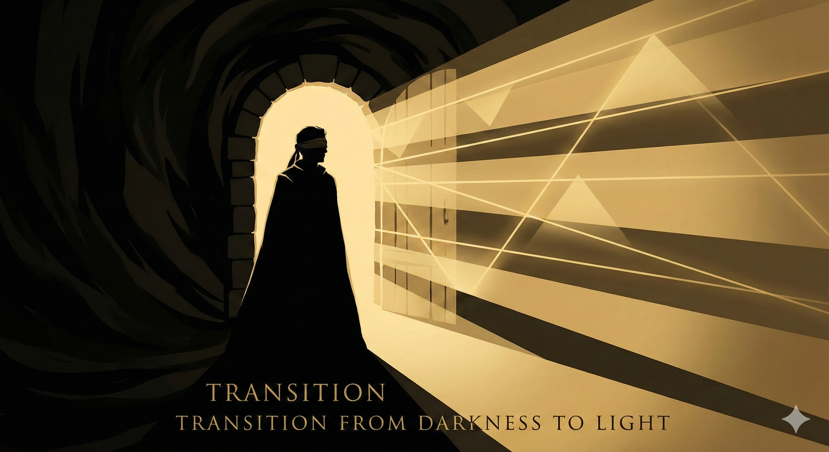 The transition from darkness to light