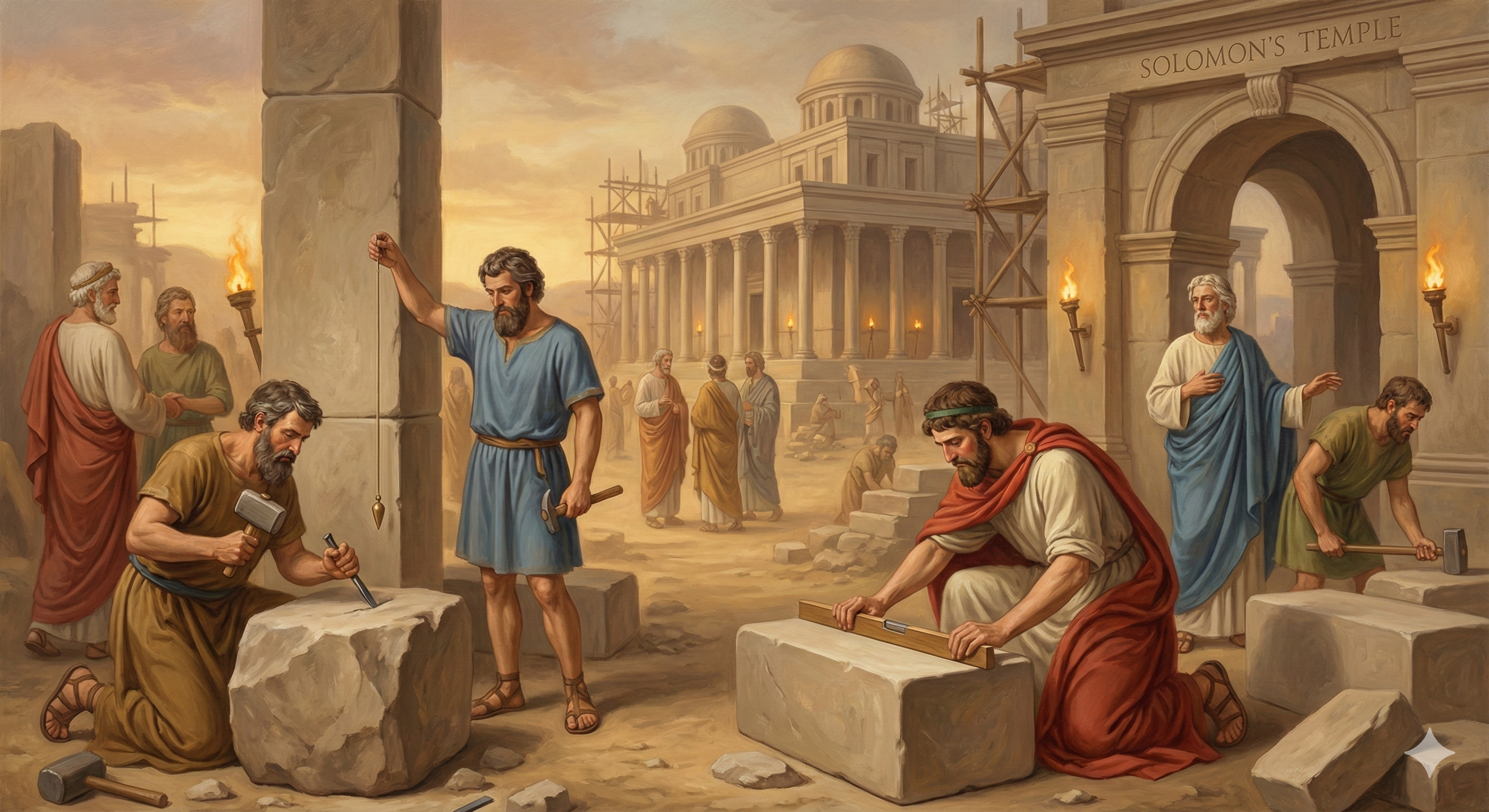 The construction of Solomon's Temple